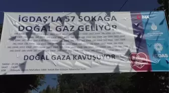 Sultangazi'de 900 haneye doğalgaz ulaştırıldı