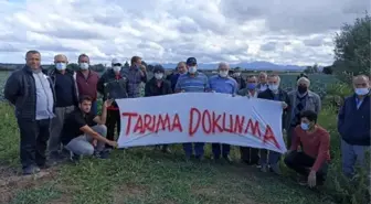 SAMSUN'DA TARIM ARAZİSİNE HAL PROJESİNE TEPKİ