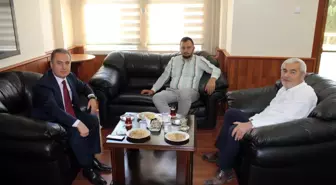 Anamur Kaymakamı Bilal Bozdemir'e ziyaret