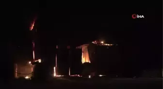 Son dakika haber: Bingöl'de depo yangınına TOMA müdahalesi