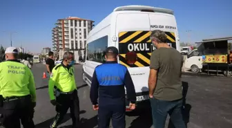 Ereğli'de okul servis araçları denetlendi