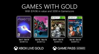 Xbox Live Gold Ekim 2021 ücretsiz oyunları açıklandı