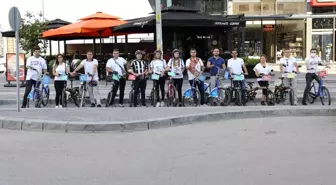 Gaziantep'te bisikletli ulaşım farkındalık turu düzenledi