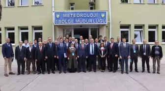 Konya'da Meteoroloji 8. Bölge Müdürü Barış Özgün'e ziyaretler