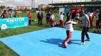 Ağrı'da 'Amatör Spor Haftası' kortej yürüyüşü başladı