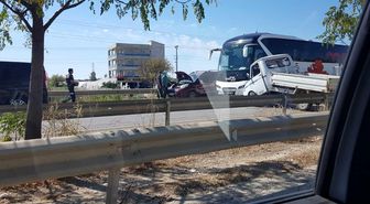 Serik'te zincirleme kaza: 2 yaralı