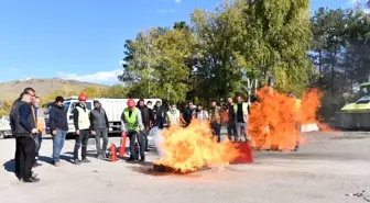 Yakutiye Belediyesi personelleri iş sağlığı ve güvenliği eğitiminden geçti