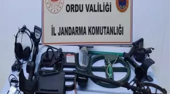 Ordu'da kaçak kazı yapan 4 kişi suçüstü yakalandı