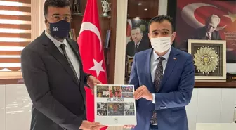 AA Konya Bölge Müdürü Rıfat Yerlikaya Vali Işık'ı ziyaret etti