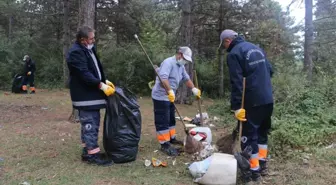 Aydos Ormanı'nda temizlik yapıldı