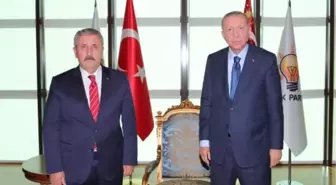 Cumhurbaşkanı Erdoğan, BBP Genel Başkanı Destici'yi kabul etti