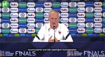 Didier Deschamps ''Mbappe burada olmaktan memnun''