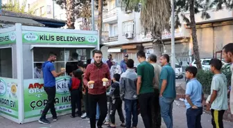 Günde 2 bin kişiye çorba ikramı