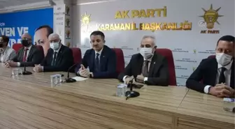 Bakan Pakdemirli, AK Parti Karaman İl Başkanlığını ziyaret etti