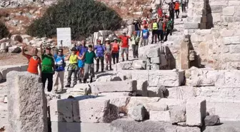 Dağcılık kulübü üyeleri Datça'da misafir edildi