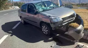 Elazığ'da trafik kazası: 1 yaralı