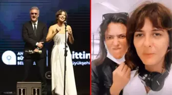 Nihal Yalçın, konuşması sırasında tavırları tepki çeken Tamer Karadağlı'yı taklit etti