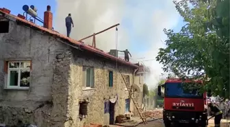 Seydişehir'de çıkan yangında 3 kuzu telef oldu