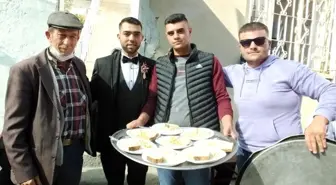 Balıkesir'de keşkek dövme imecesi