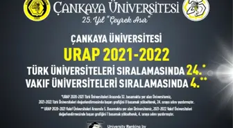 ÇANKAYA ÜNİVERSİTESİ URAP SIRALAMASINDA 8 BASAMAK BİRDEN YÜKSELDİ