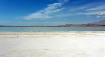 Bitlis'in 'kuş cenneti' Arin Gölü kuraklık nedeniyle küçülüyor