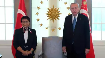 Cumhurbaşkanı Erdoğan, Endonezya Dışişleri Bakanını kabul etti