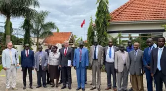 Son dakika haberi! Türkiye'nin Cuba Büyükelçisi Mutaf, Güney Sudan Hayvancılık Bakanı Nyikwec ile görüştü