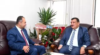 Başkan Gürkan'dan Baro Başkanı Demez'e hayırlı olsun ziyareti