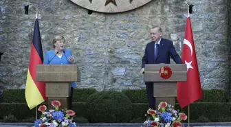 Almanya Başbakanı Merkel, Cumhurbaşkanı Erdoğan'la ortak basın toplantısında konuştu: (1)