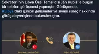Son dakika haber! Bakan Yardımcısı Önal, BM Genel Sekreteri'nin Libya Özel Temsilcisi ile görüştü