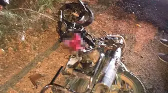 Otomobil ile çarpışan motosikletin sürücüsü hayatını kaybetti
