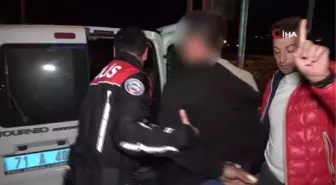 Polisin 'dur' ihtarına uymadı, yakalanınca da özür diledi