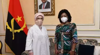 Son dakika haberi: Emine Erdoğan, Angola Cumhurbaşkanı'nın eşiyle görüştü