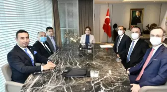 İYİ Parti Genel Başkanı Akşener, TÜSİAD yönetimi ile bir araya geldi