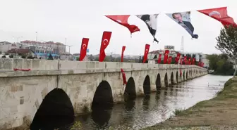 Restorasyonu tamamlanan Silivri Mimar Sinan Köprüsü ile Kısa Köprü açıldı