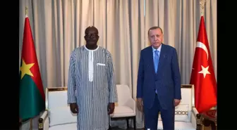 Cumhurbaşkanı Erdoğan, Burkina Faso Cumhurbaşkanı Kabore ile görüştü