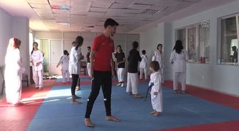 GAZİANTEP - Tavsiye üzerine başladığı para-tekvandoda adını dünyaya duyurdu