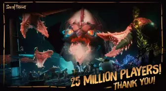 Sea of Thieves 25 milyon oyuncu barajını geçti! Giriş yapan tüm oyunculara ödüller veriliyor