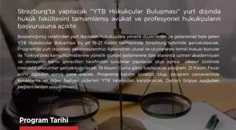 YTB dünyanın dört bir yanındaki hukukçuları Strazburg'da buluşturuyor