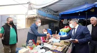 Başkan Şayir, pazarcı esnafını ziyaret etti