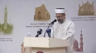 Diyanet İşleri Başkanı Erbaş, Kırgızistan'da STK temsilcileriyle buluştu