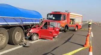 Son dakika haber | Park halindeki tıra çarpan otomobilin sürücüsü öldü