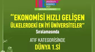 ÇANKAYA ÜNİVERSİTESİ EKONOMİSİ HIZLI GELİŞEN ÜLKELER SIRALAMASINDA ATIFLARDA ÜST ÜSTE İKİNCİ KEZ DÜNYA 1 İNCİSİ