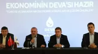 DEVA Partisi Genel Başkan yardımcıları, Sakarya'da basın mensuplarıyla buluştu