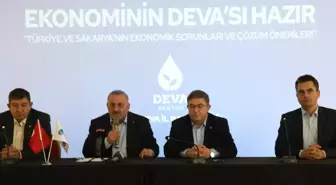 DEVA Partisi Genel Başkan yardımcıları, Sakarya'da basın mensuplarıyla buluştu