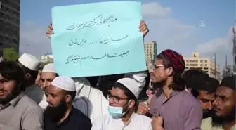 Pakistan'da enflasyon protestosu