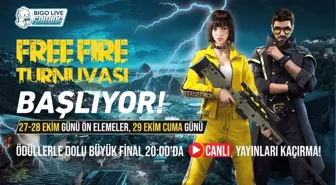 Bigo Live'ın düzenlediği ilk turnuva olan Bigo Live Free Fire Turnuvası duyuruldu