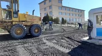 Altıntaş Belediyesi'nden sıcak asfalt çalışması