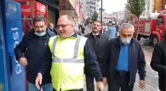 Başkan Bilgin 'kendiliğinden oluşan büyük bir afet'