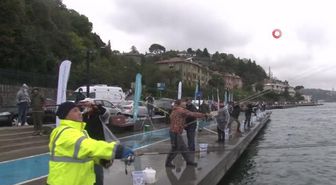 Beykoz'da en büyük ve en ağır balığı tutanlar ödüllendirildi